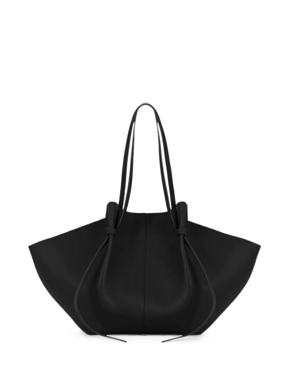 Yuzefi Mochi pebble-grained shoulder bag - Schwarz