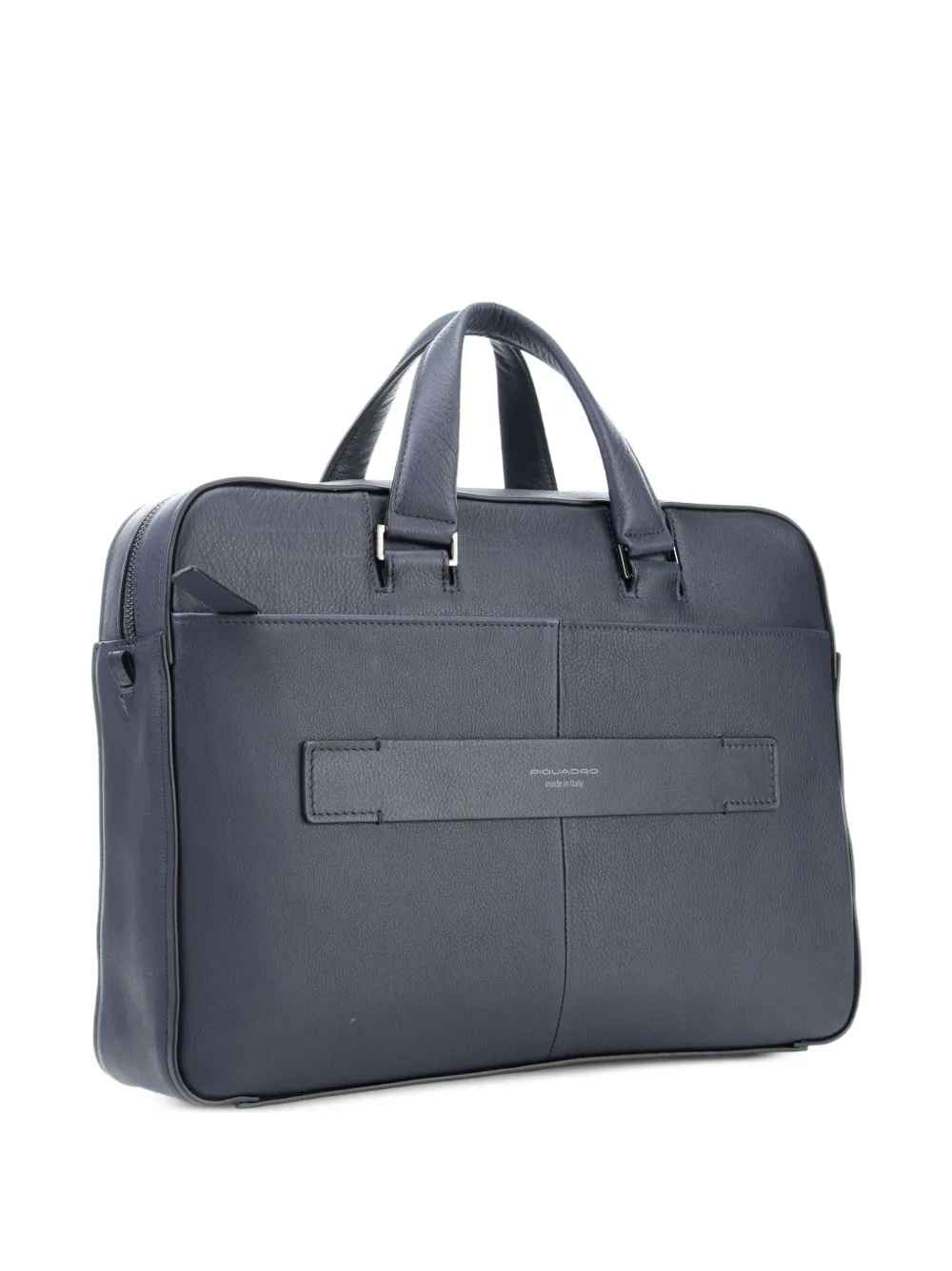 PIQUADRO David tas van bewerkt leer Blauw