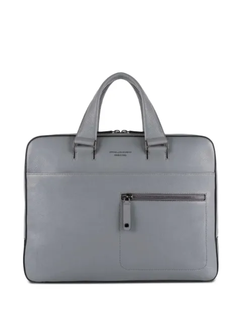 PIQUADRO David leather laptop bag