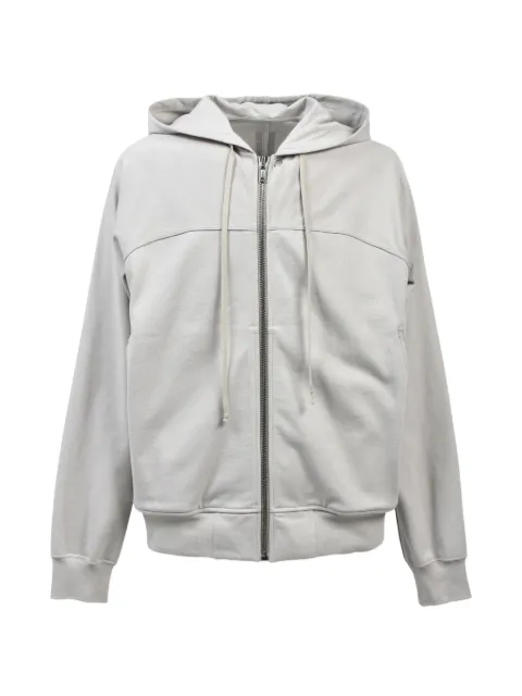 Rick Owens hoodie con cordones y cierre