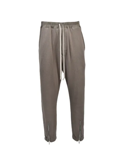 Rick Owens drawstring zipped-cuff track pants