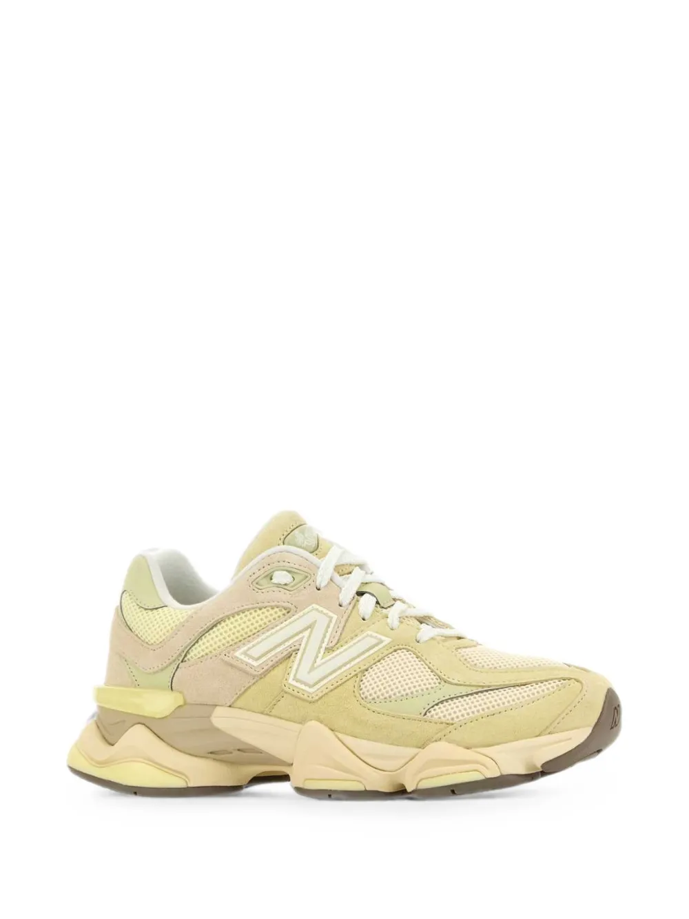 New Balance 9060 mesh-panel sneakers Geel