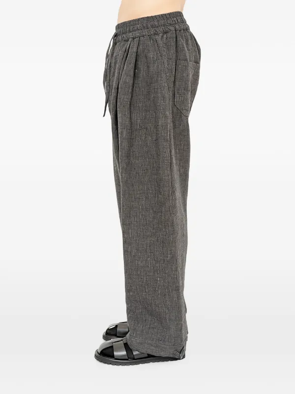 Jan Jan Van Essche triple-pleated loose-fit Trousers | Grey | FARFETCH
