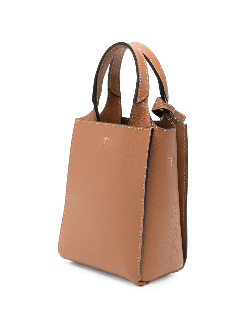 Tod's T Timeless charm leather tote bag Beige