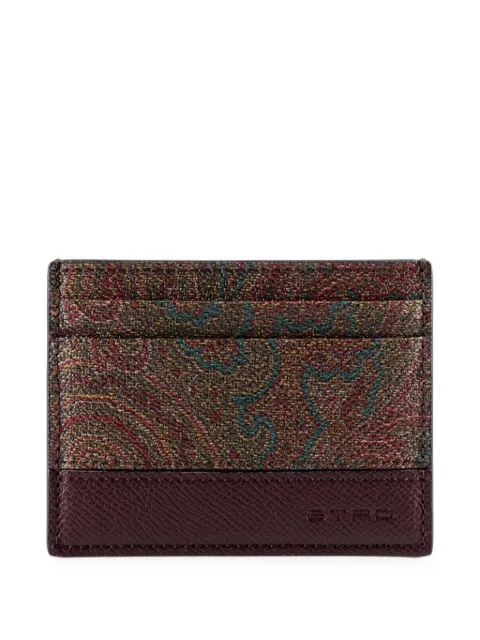 ETRO Arnica Paisley-print cardholder