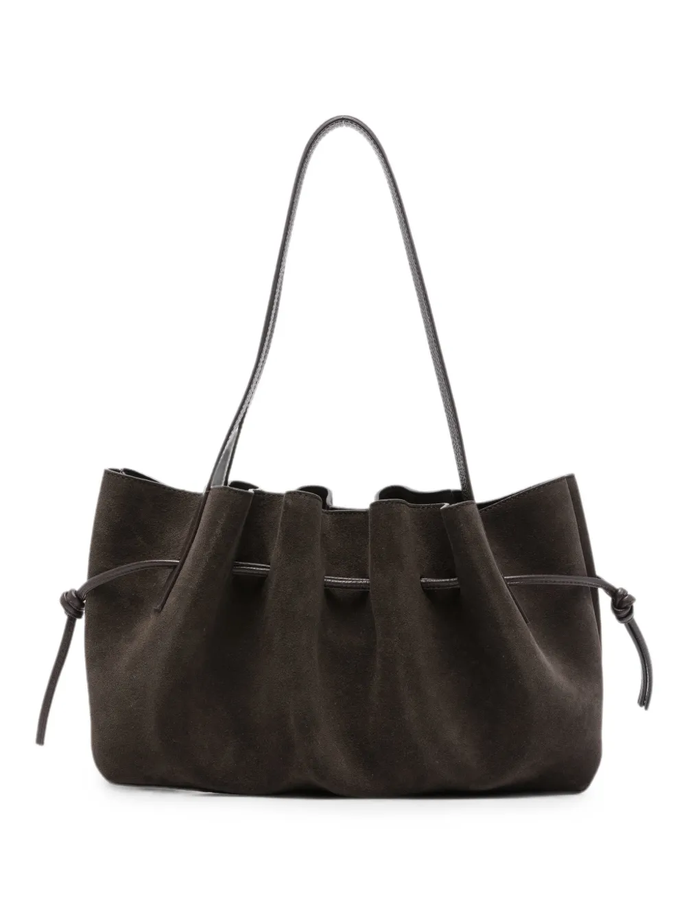 Yuzefi suede shoulder bag - Marrone