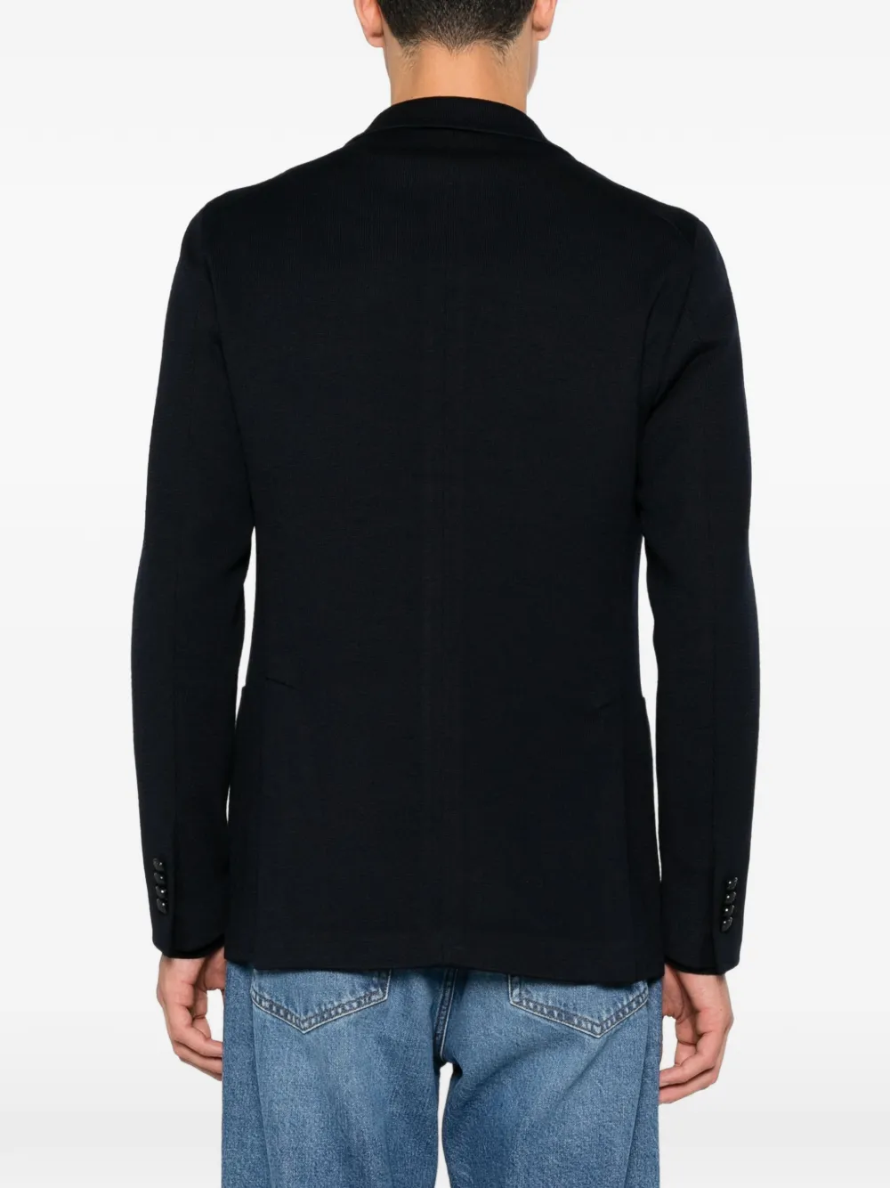 Tagliatore Blazer met enkele rij knopen Blauw