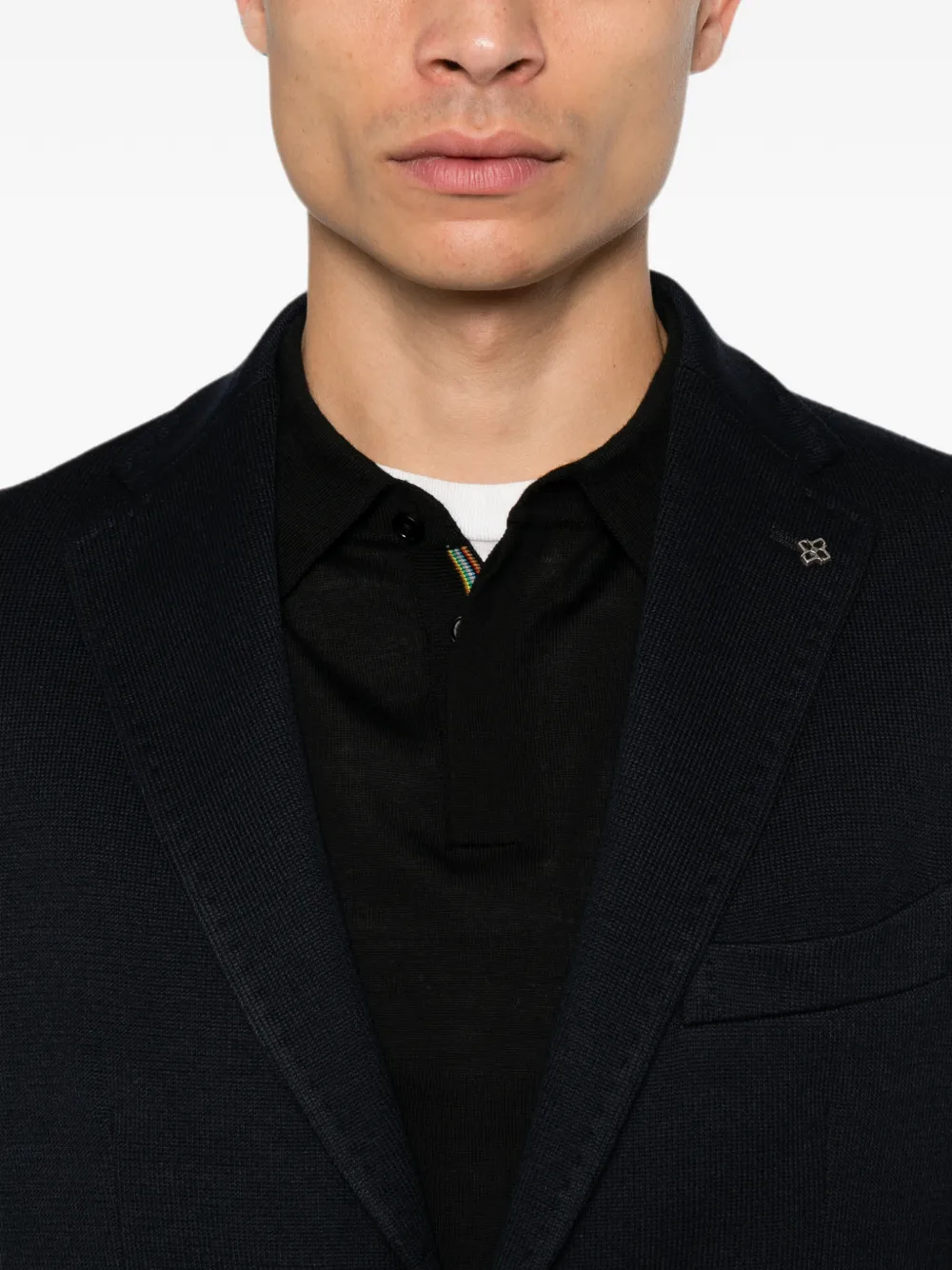 Tagliatore Blazer met enkele rij knopen Blauw