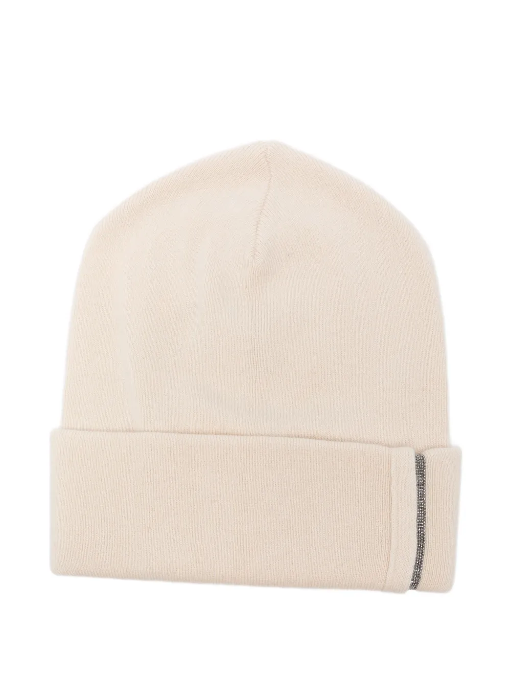 Brunello Cucinelli Monili-embellished beanie hat - Toni neutri