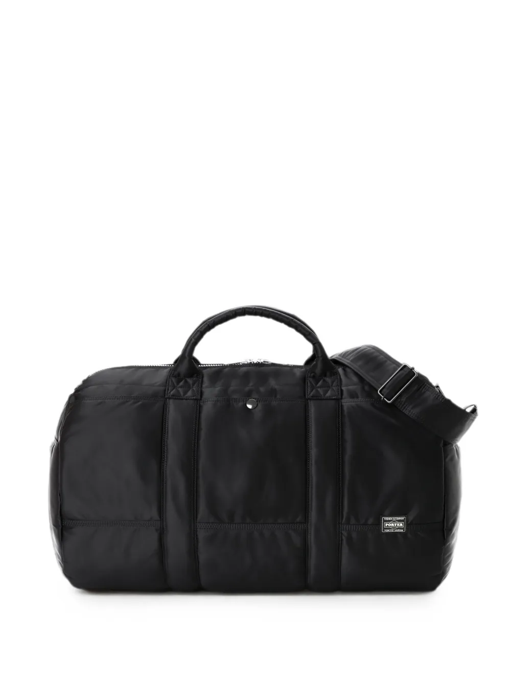Porter-Yoshida & Co. large Tanker Drum zip-top duffel bag - Nero