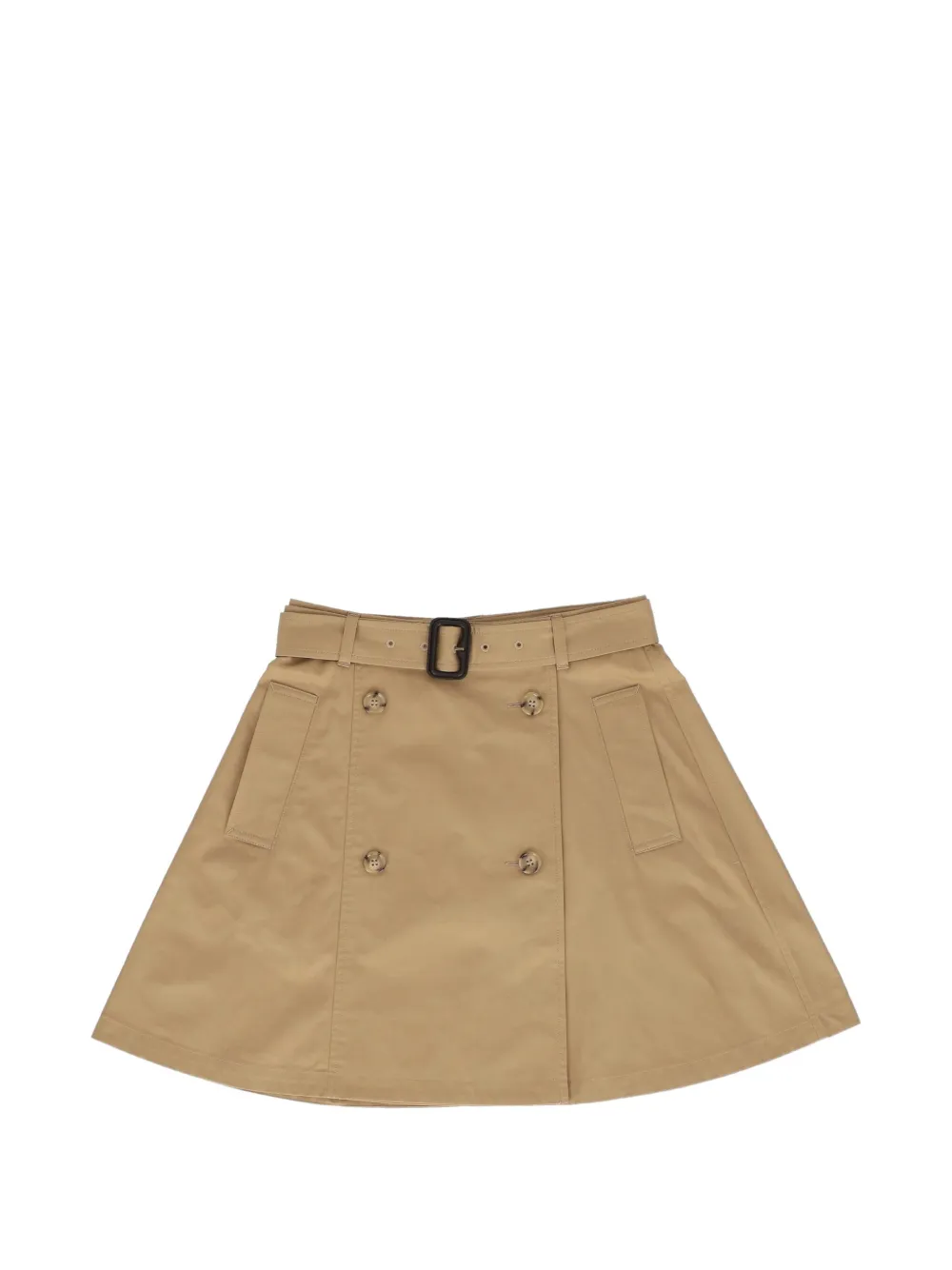 Burberry Kids double-breasted belted skirt - Toni neutri