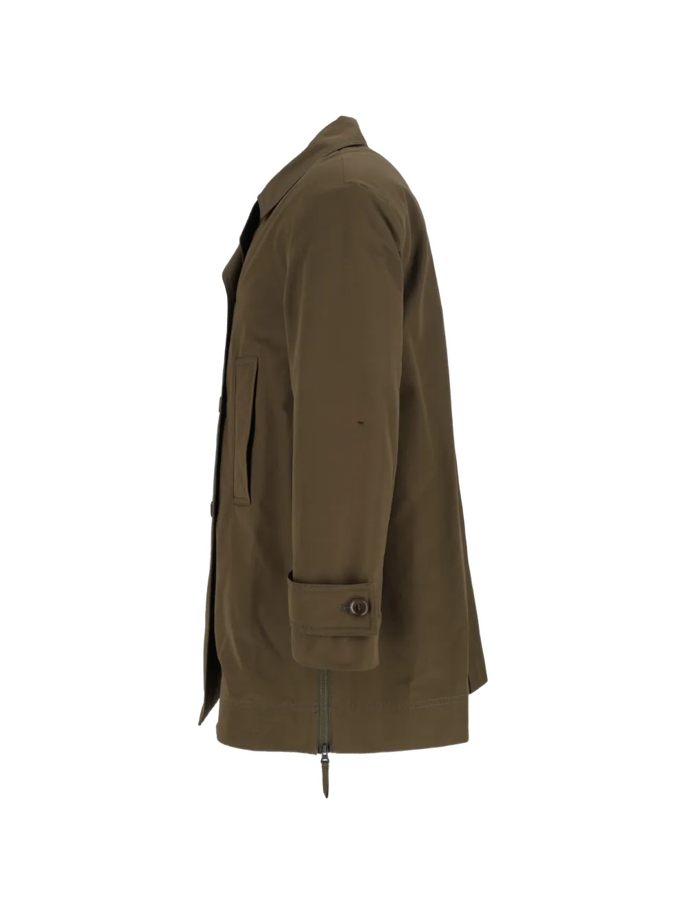 ASPESI Scarlett double-breasted coat Groen
