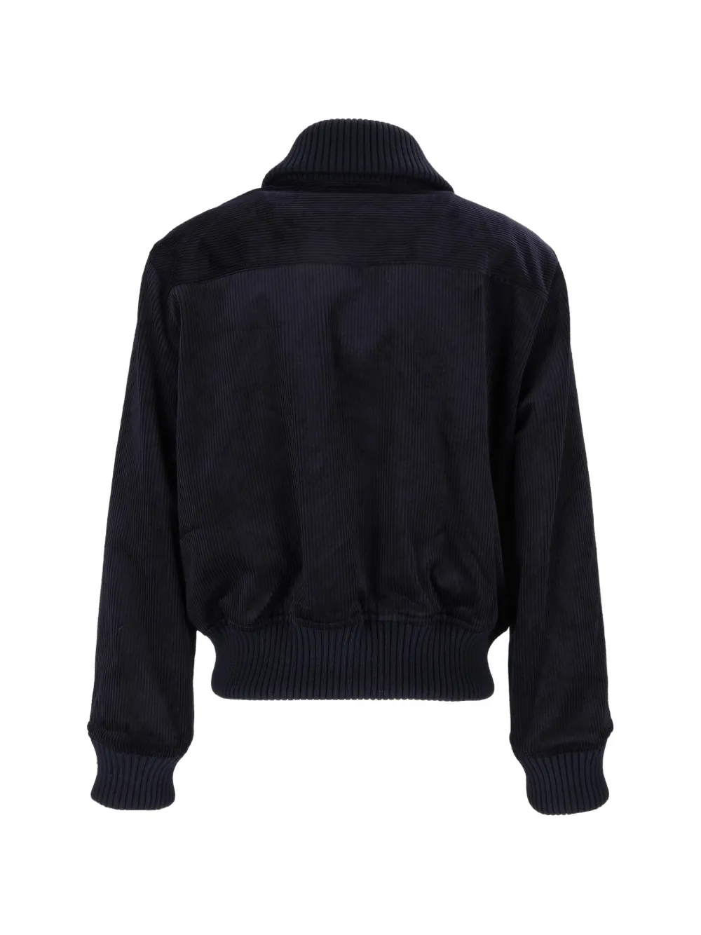 ASPESI corduroy shawl-collar jacket Blauw
