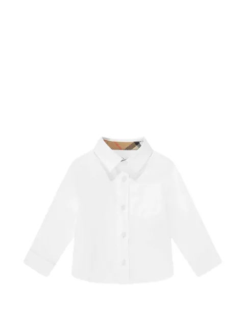 Burberry Kids Check pocket shirt