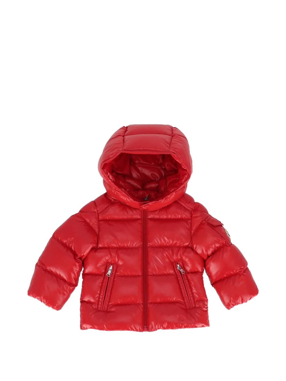 Moncler Enfant Maya gewatteerd jack Rood