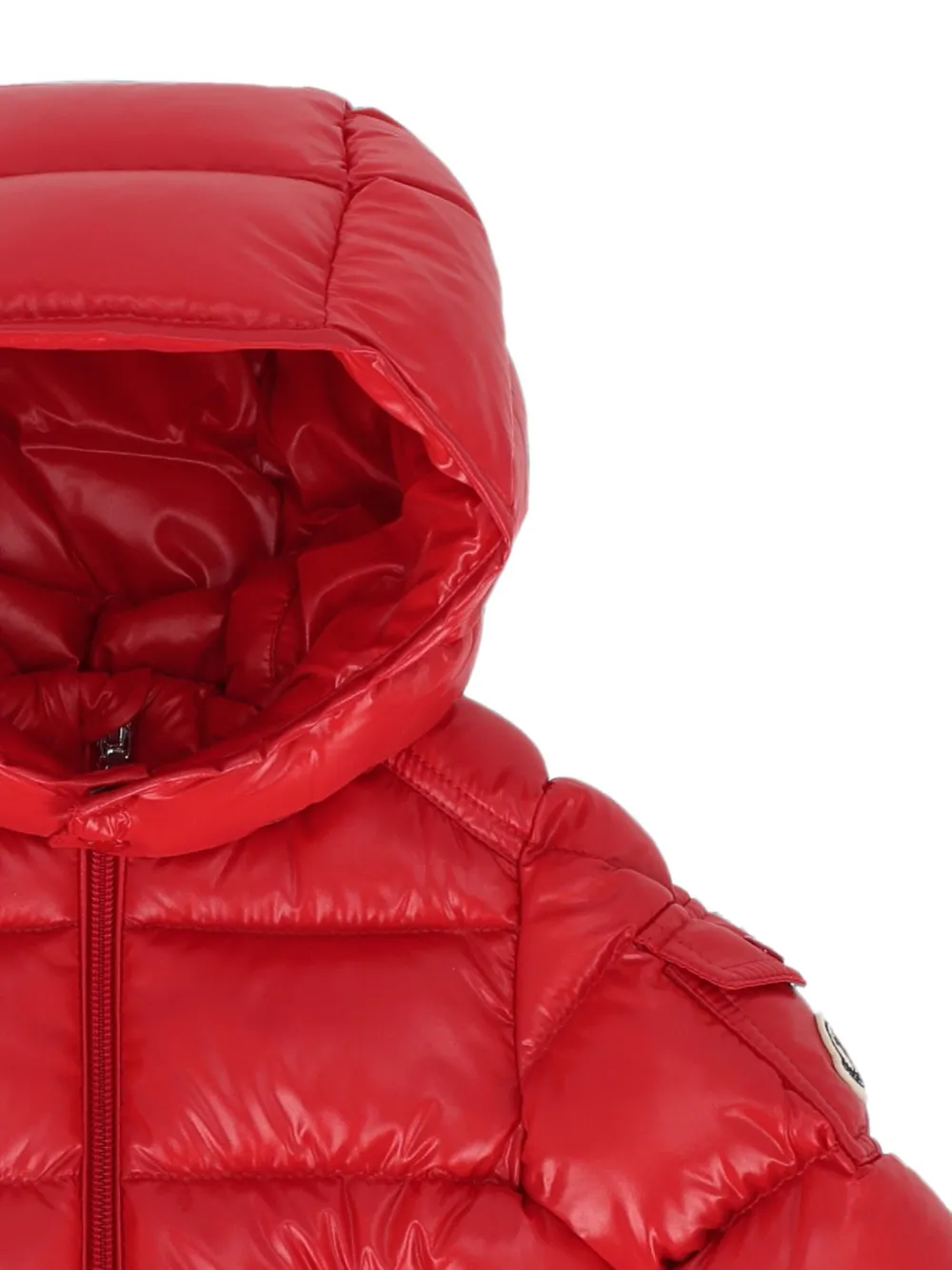 Moncler Enfant Maya gewatteerd jack Rood