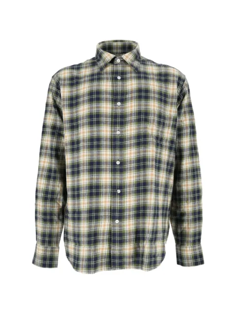 ASPESI Fred check-pattern flannel shirt