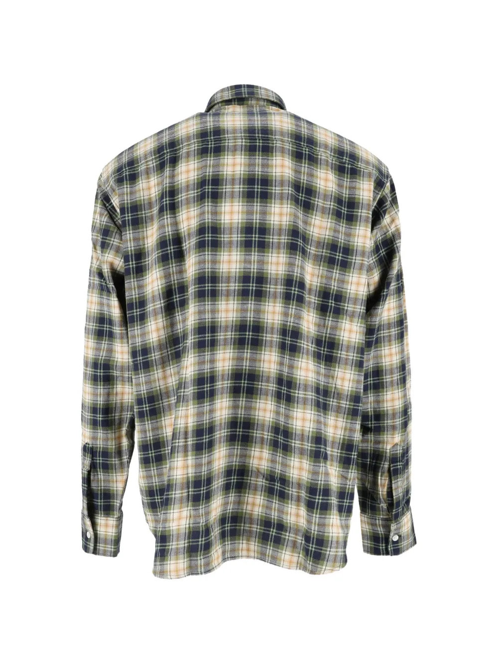 ASPESI Fred check-pattern flannel shirt Groen