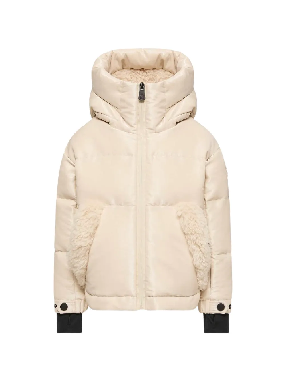 Moncler Enfant Eibsee hooded padded jacket Beige