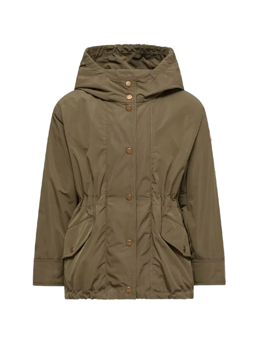 Moncler Enfant Ulava donsjack met capuchon Groen