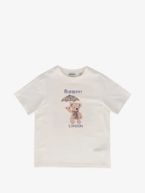 Burberry Kids playera con motivo Thomas Bear London