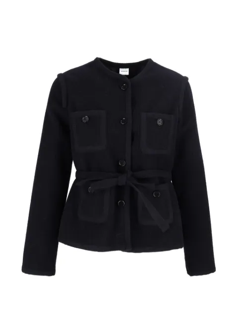 ASPESI Shetland belted wool jacket