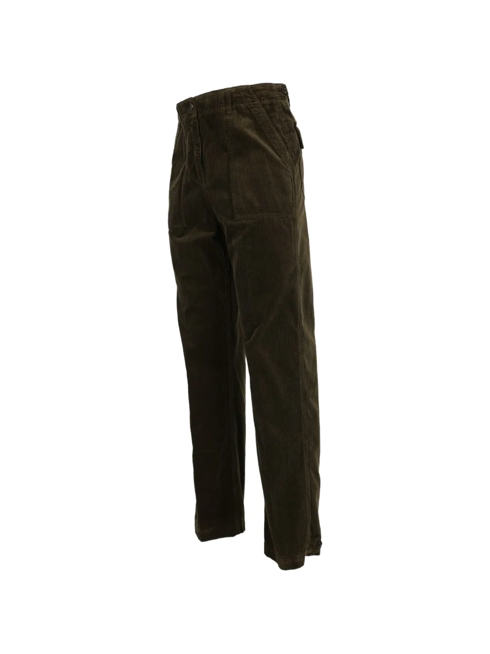 ASPESI Ribfluwelen broek Groen