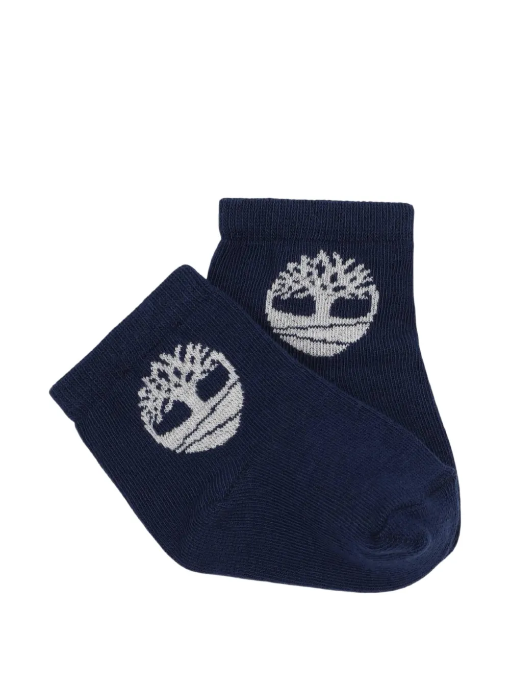 Timberland Kids Drie paar sokken met logoprint Wit