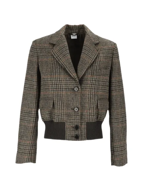 ASPESI check-pattern virgin wool jacket