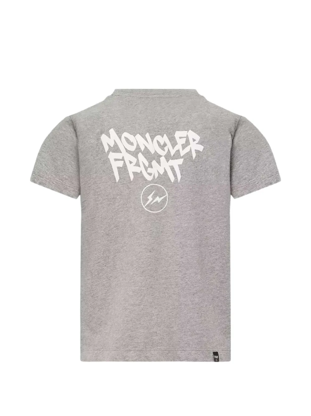 Moncler Enfant x FRGMTmini logo-print T-shirt Grijs