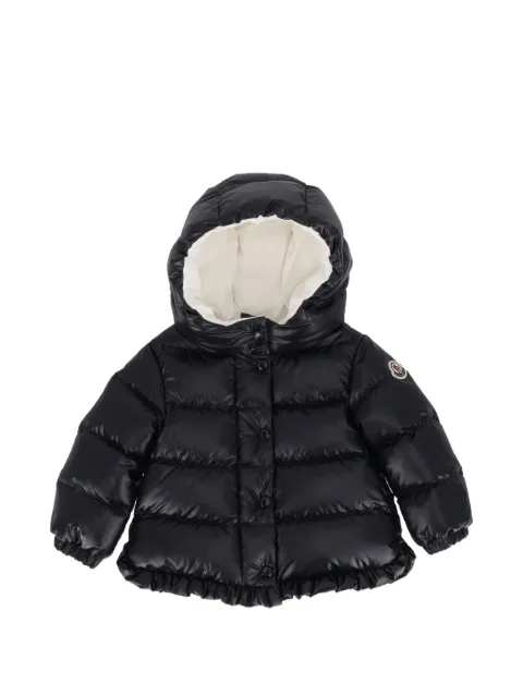 Moncler Enfant plumífero Tazui con volantes