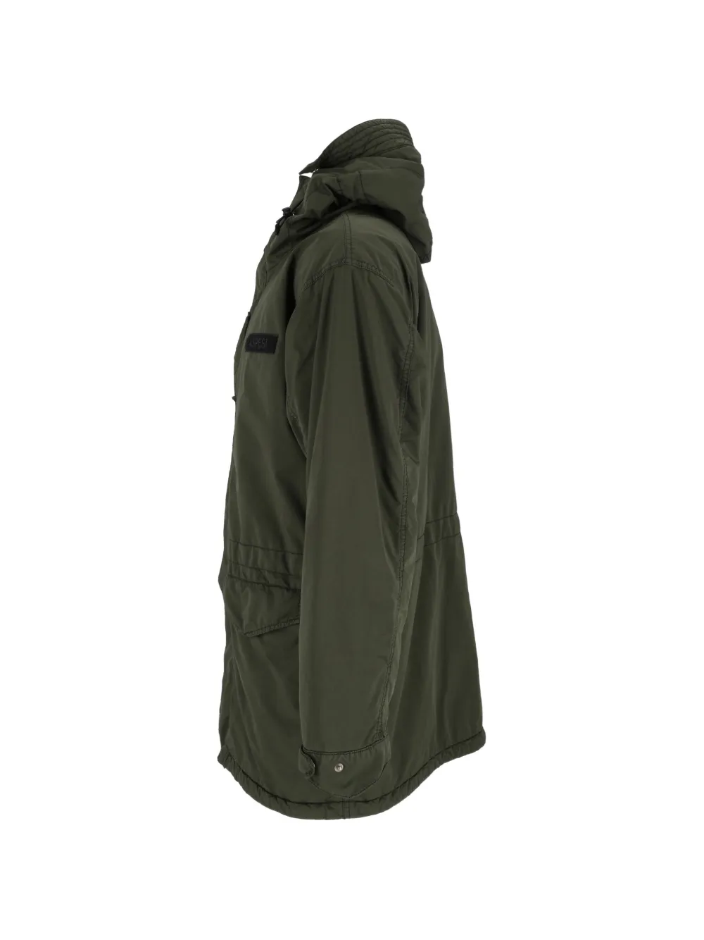 ASPESI Boom drawstring parka Groen