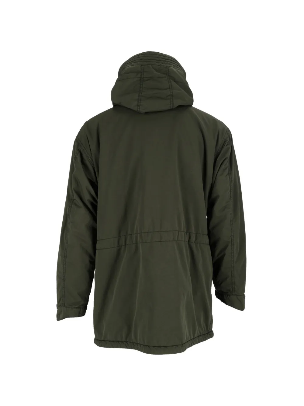 ASPESI Boom drawstring parka Groen