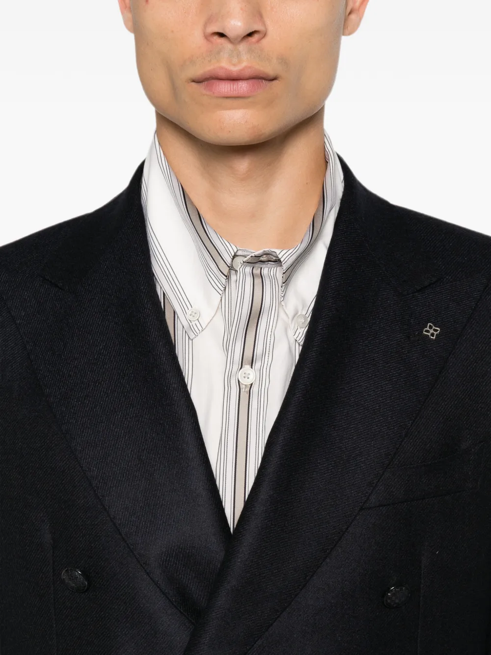 Tagliatore Blazer met dubbele rij knopen Blauw