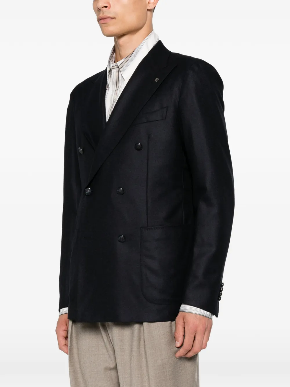 Tagliatore Blazer met dubbele rij knopen Blauw