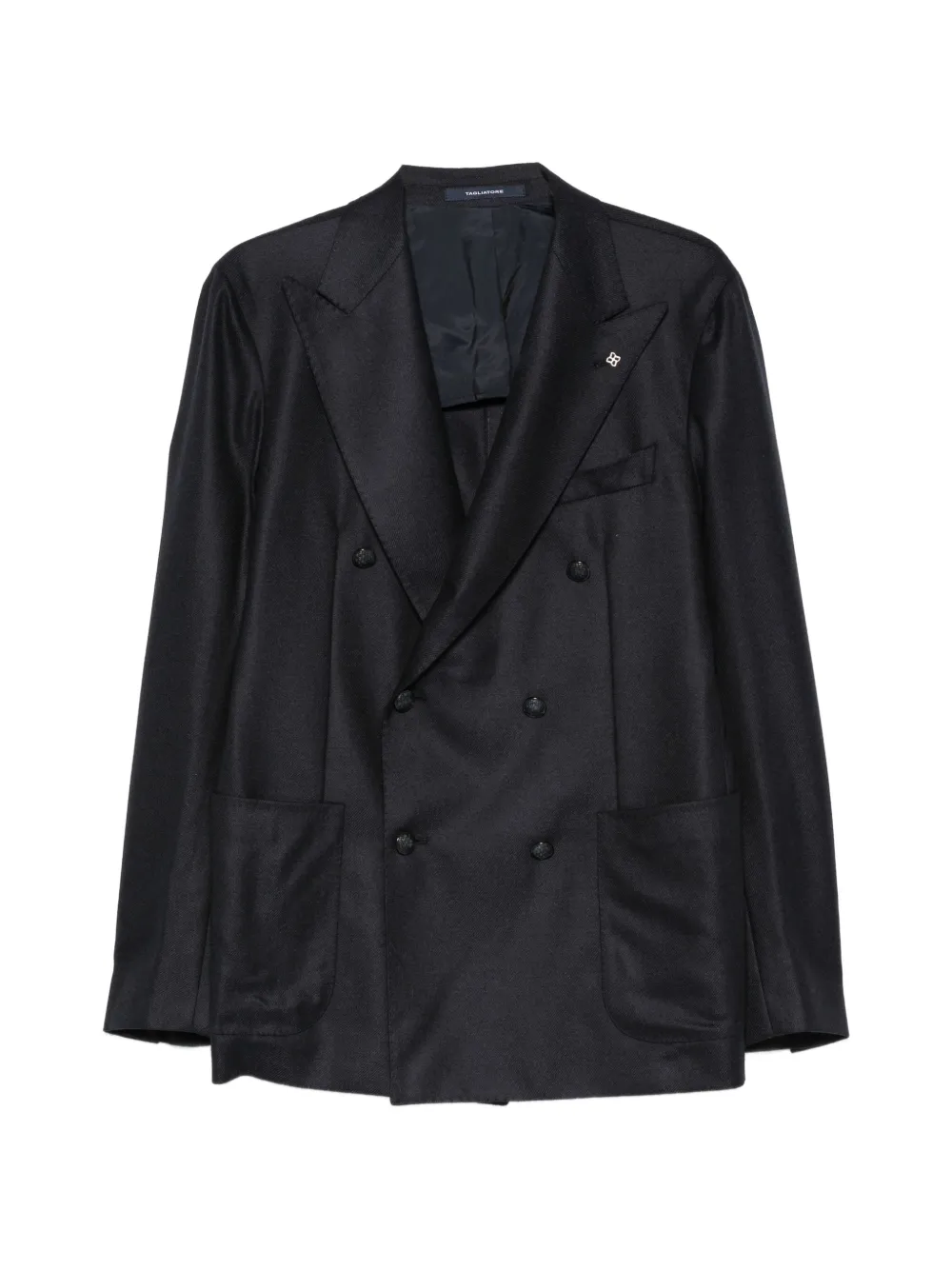 Tagliatore double-breasted buttoned blazer - Blu