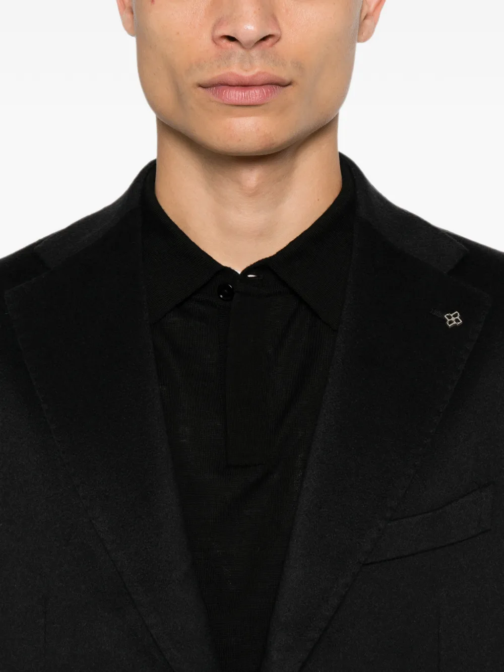 Tagliatore Blazer met enkele rij knopen Blauw