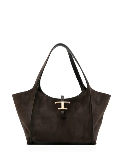 Tod's Kleine T-Timeless Tote Bag aus Wildleder