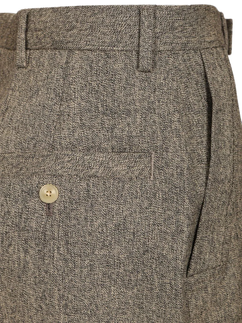 Rick Owens Pantalon met wijde pijpen Bruin