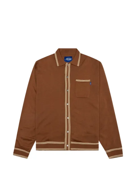 Awake NY striped-trim cardigan