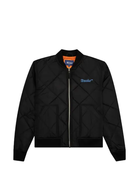 Awake NY quilted patch bomber jacket