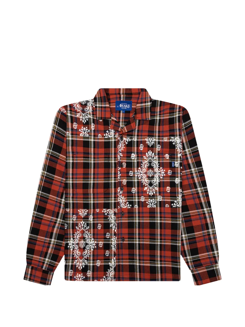 Awake NY checked-print shirt - Rosso