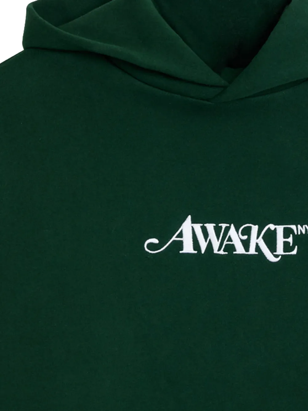 Awake NY Hoodie met logoprint Groen