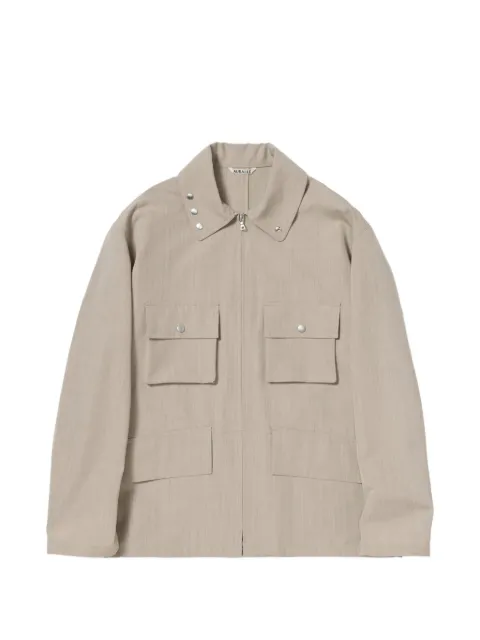 Auralee button-detail jacket