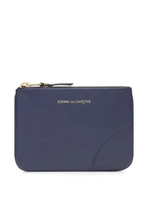 Comme Des Garçons Wallet denim-print Wallet | Blue | FARFETCH