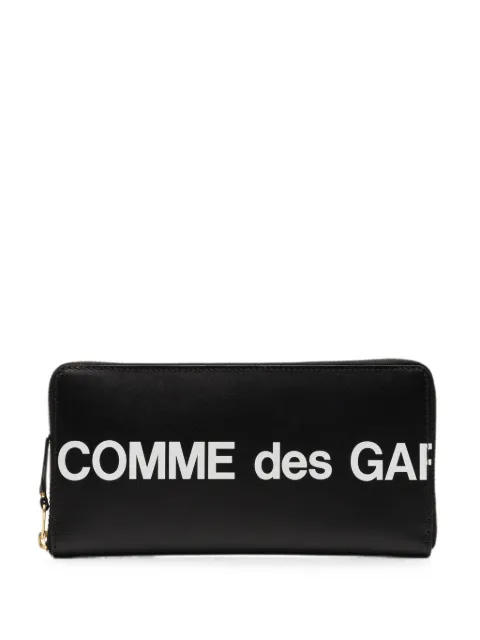 Comme Des Garçons Wallet Huge Logo leather wallet