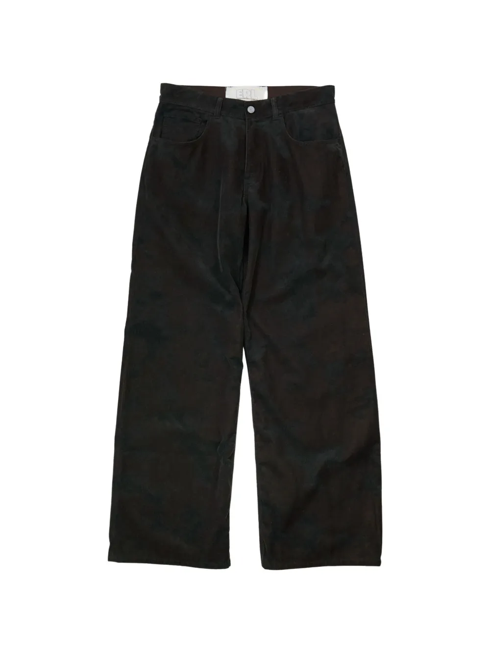 ERL straight-leg corduroy trousers - Marrone