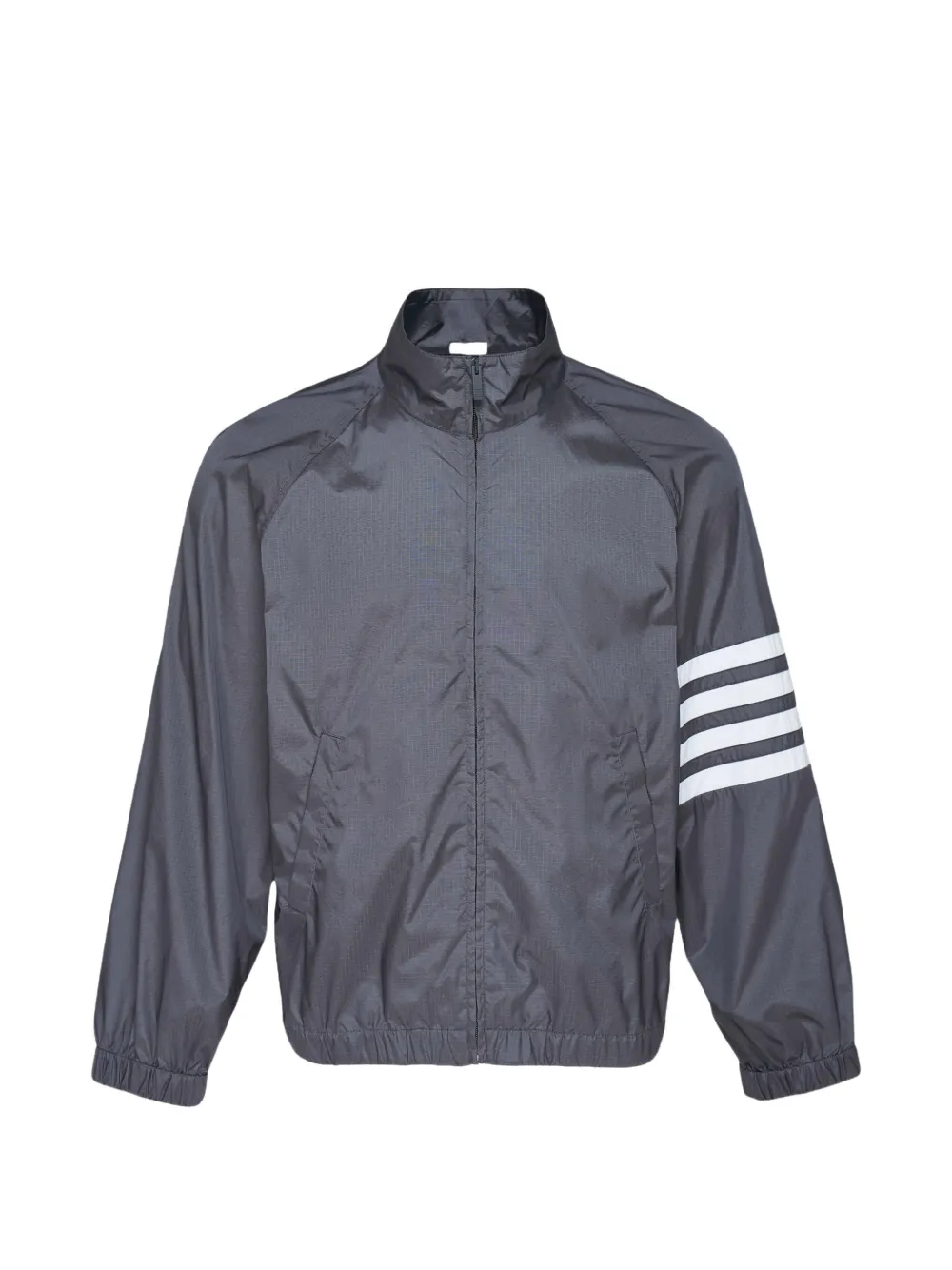Thom Browne 4-Bar raglan-sleeve track jacket - Grau