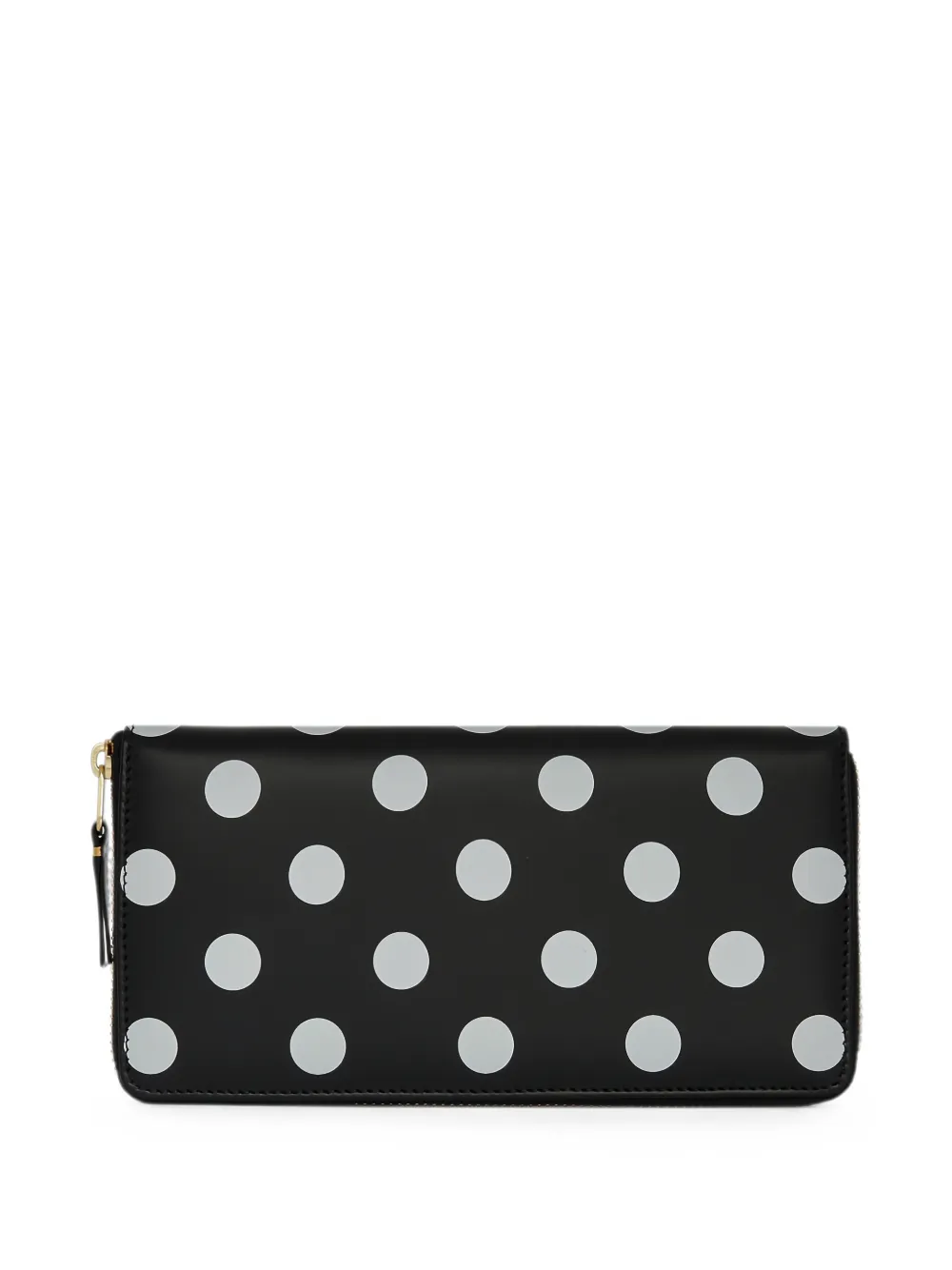 Comme Des Garçons Wallet Portemonnee met stippen Zwart
