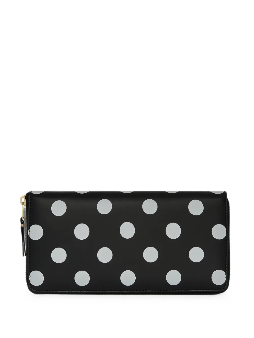 Comme Des Garçons Wallet polka dot-print leather wallet - Nero